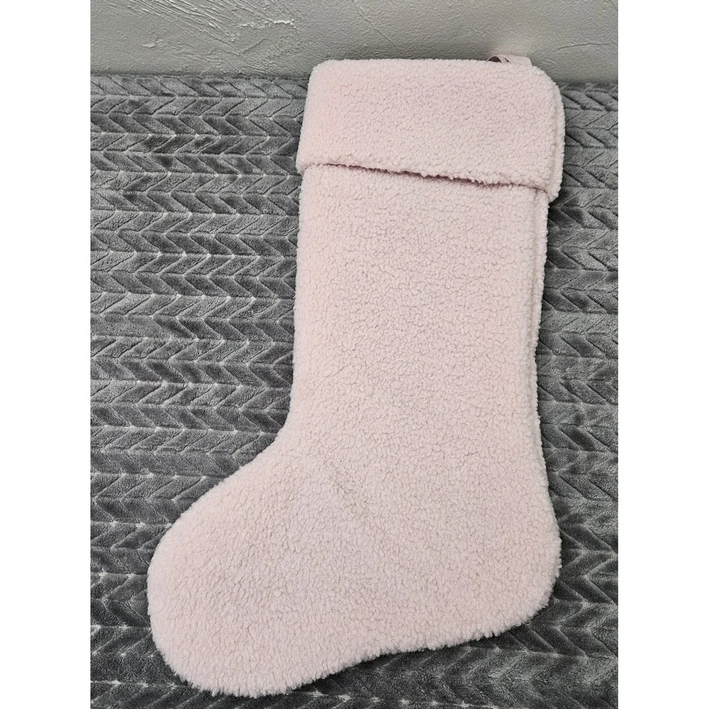 *NEW w/Tags Victoria's Secret PINK Sherpa Christmas Stocking Winter‎ 2025